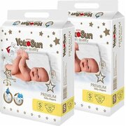 Yokosun подгузники Premium 3-6 кг (72 шт) фото